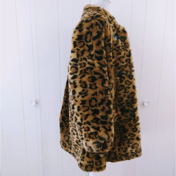 Vintage leopard faux fur jacket - Picture 8 of 8